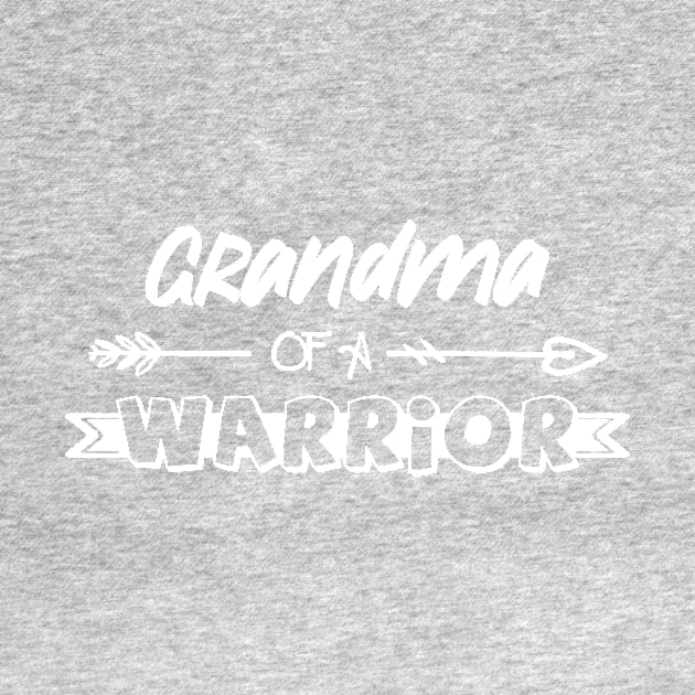 Grandma of a Little Warrior shirt, Little warrior shirt, Cancer Survivor shirt, Grandma t shirt, Grandma of a Strong Kid shirt, Cancer Awareness by GShow